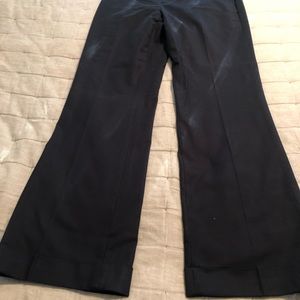 Banana Republic Navy Wide leg dress pants
